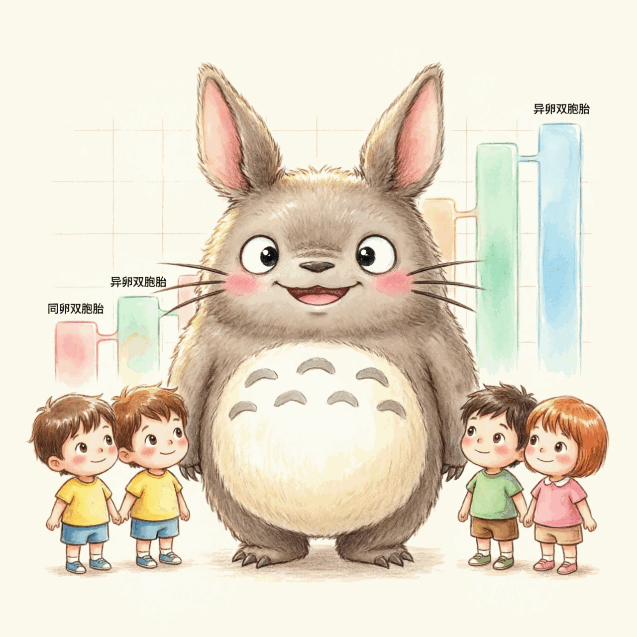 双生子研究：同卵 vs 异卵双胞胎