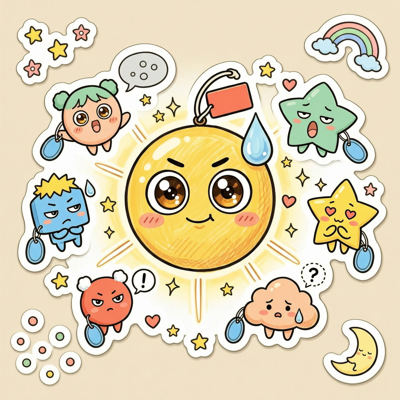 中心标记